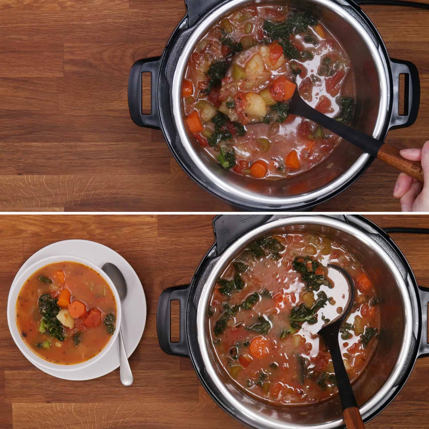 Instant Pot Vegetable Soup - Tested by Amy + Jacky