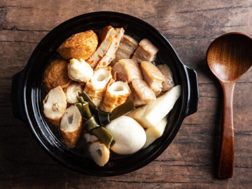 Oden hot pot soup base