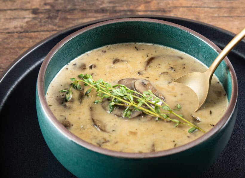 Instant Pot Mushroom Soup | Tested by Amy + Jacky