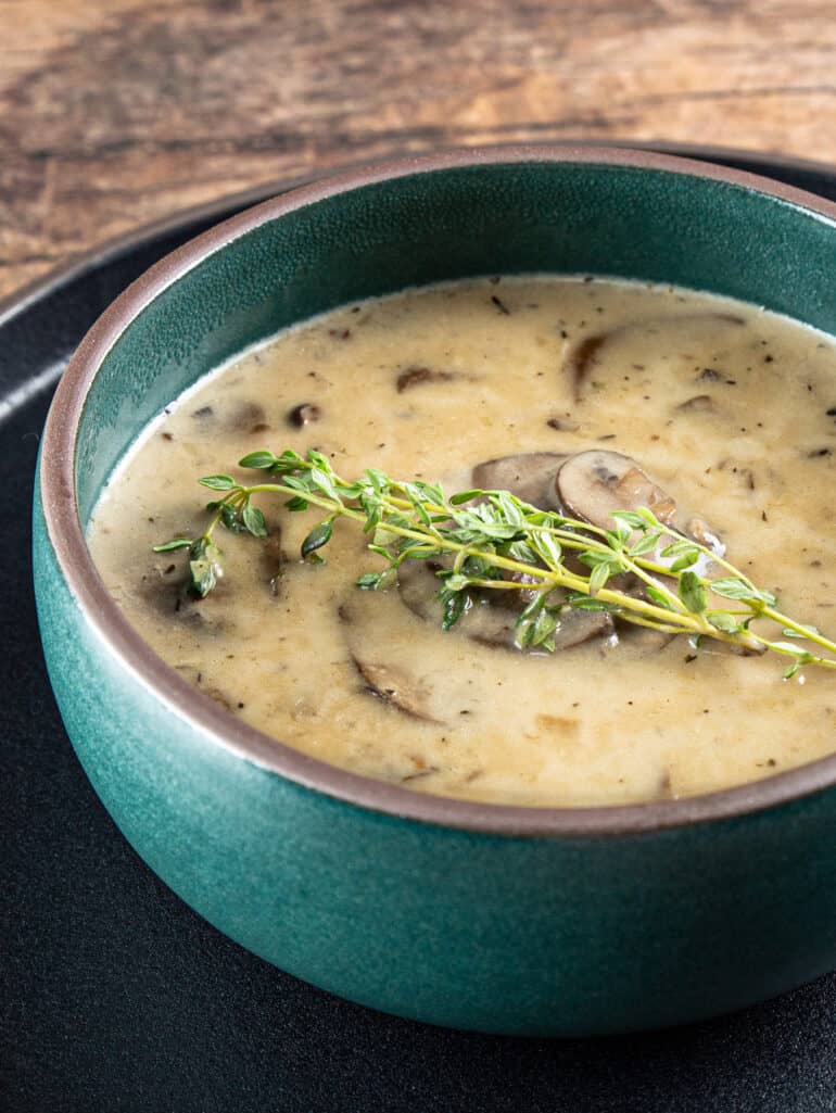 Instant Pot Mushroom Soup | Tested by Amy + Jacky