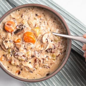 instant pot chicken wild rice soup | Instant Pot Wild Rice Soup | wild rice soup instant pot | mushroom wild rice soup