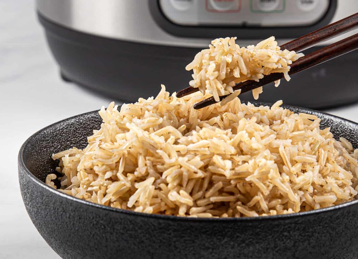 Instant Pot Brown Basmati Rice Tested by Amy + Jacky