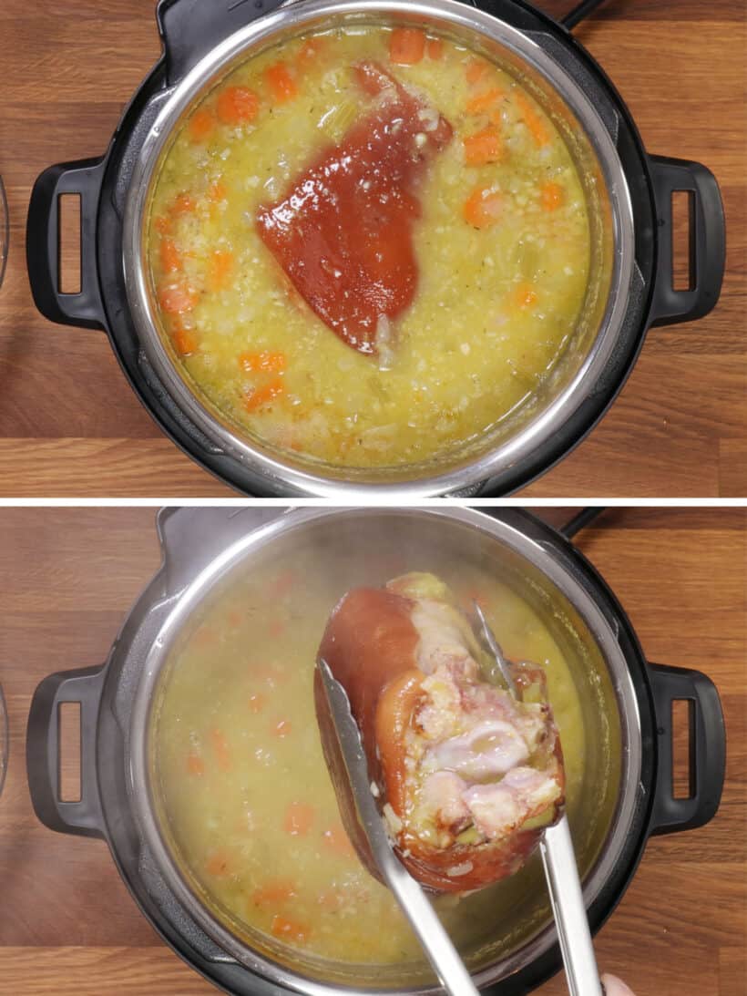 Instant Pot Split Pea Soup with Ham l Skinnytaste