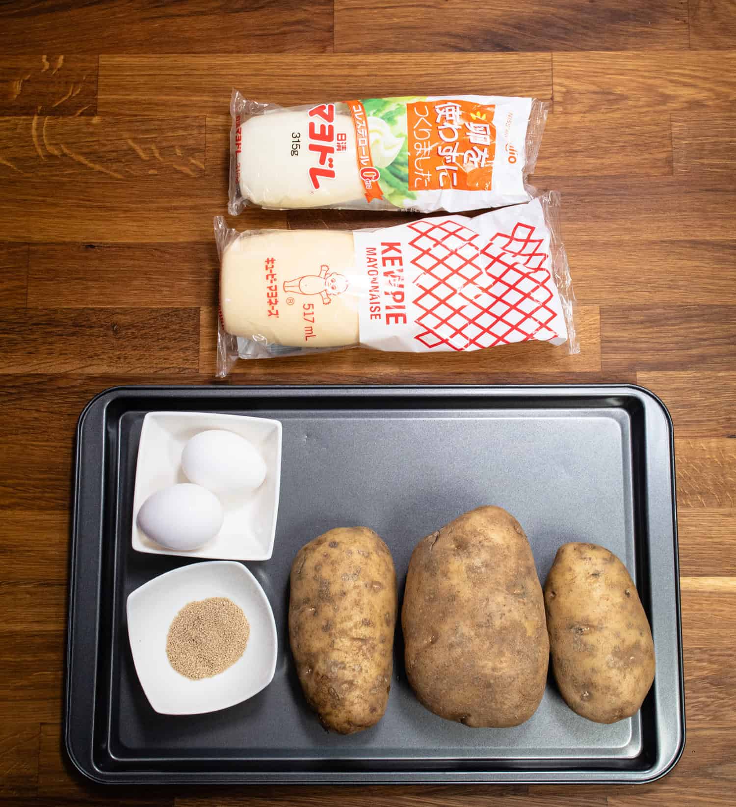 Japanese Potato Salad Ingredients