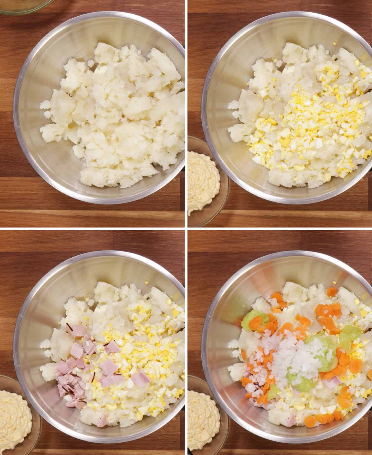 japanese potato salad with egg