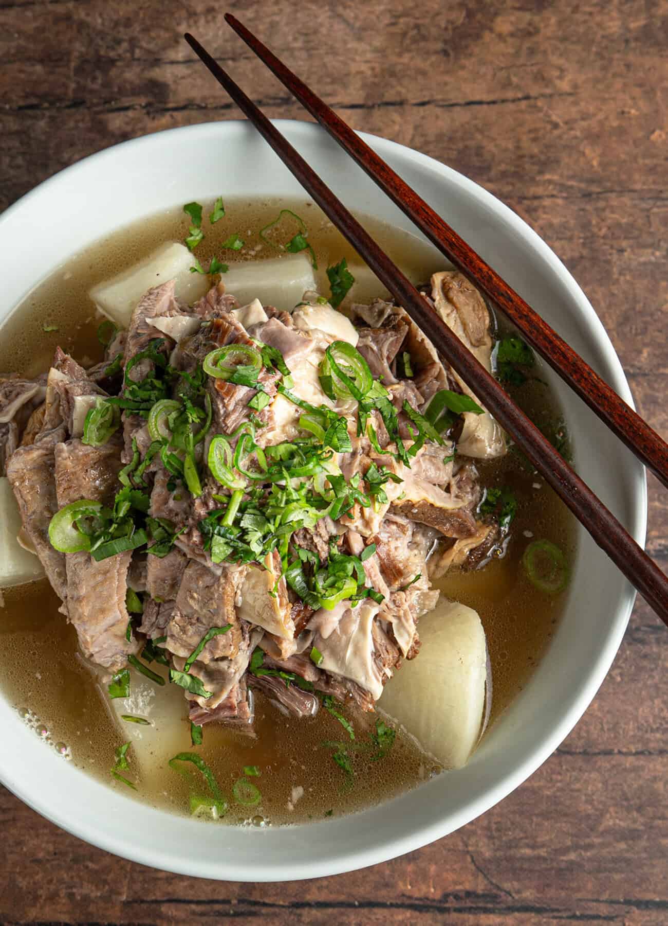 beef brisket noodle soup